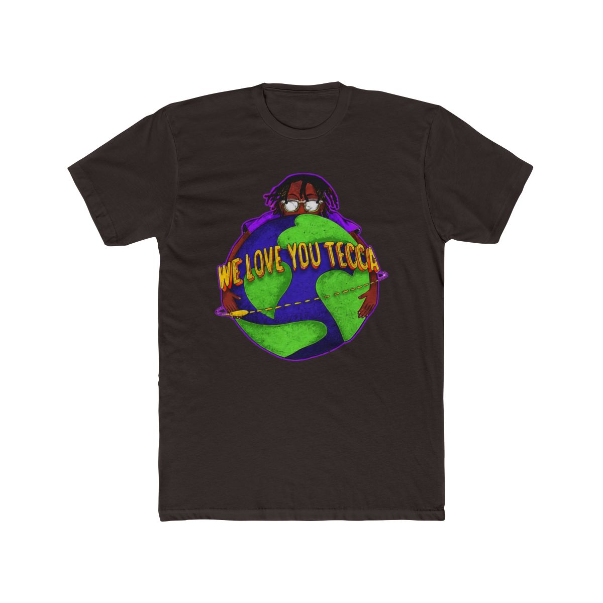 LIL TECCA RAPPER WE LOVE YOU Long Sleeve T Shirt - alternate angle 2, merchandise