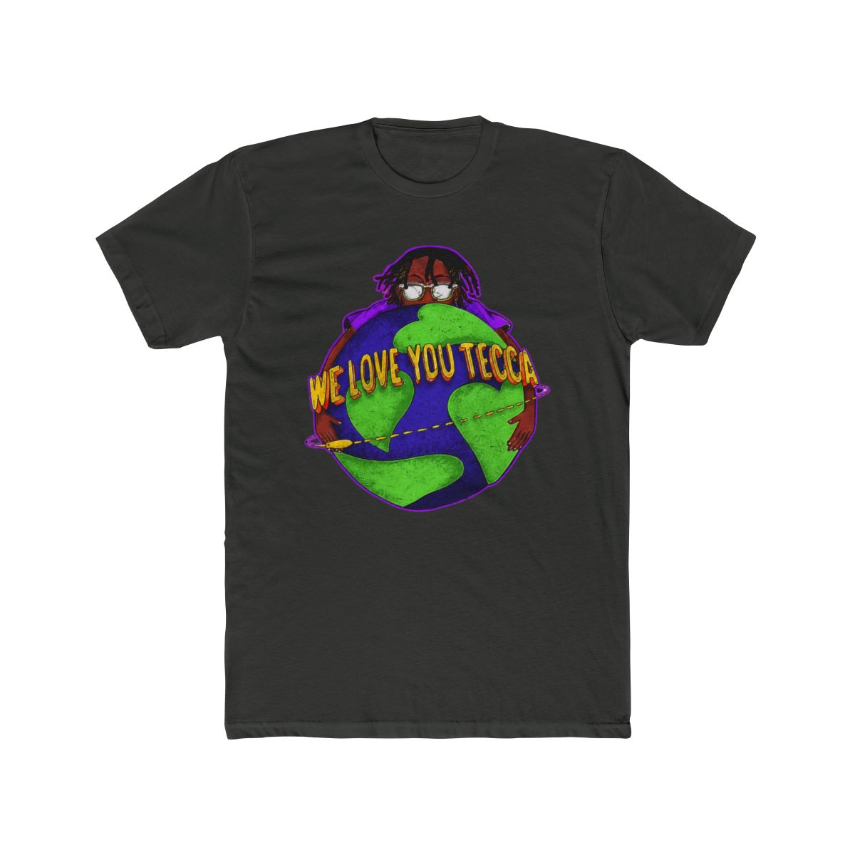 LIL TECCA RAPPER WE LOVE YOU Long Sleeve T Shirt - alternate angle 5, merchandise