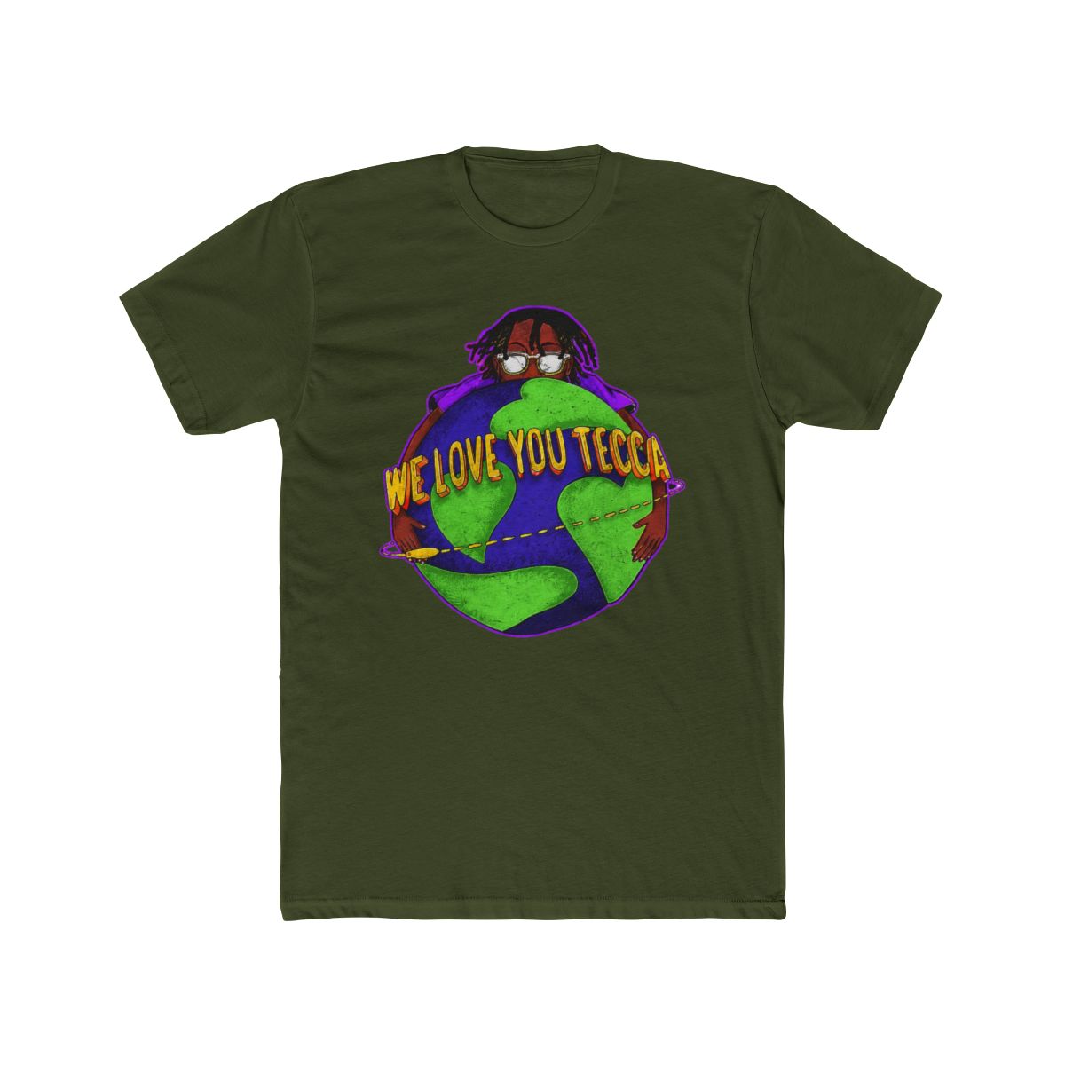 LIL TECCA RAPPER WE LOVE YOU Long Sleeve T Shirt - alternate angle 4, merchandise