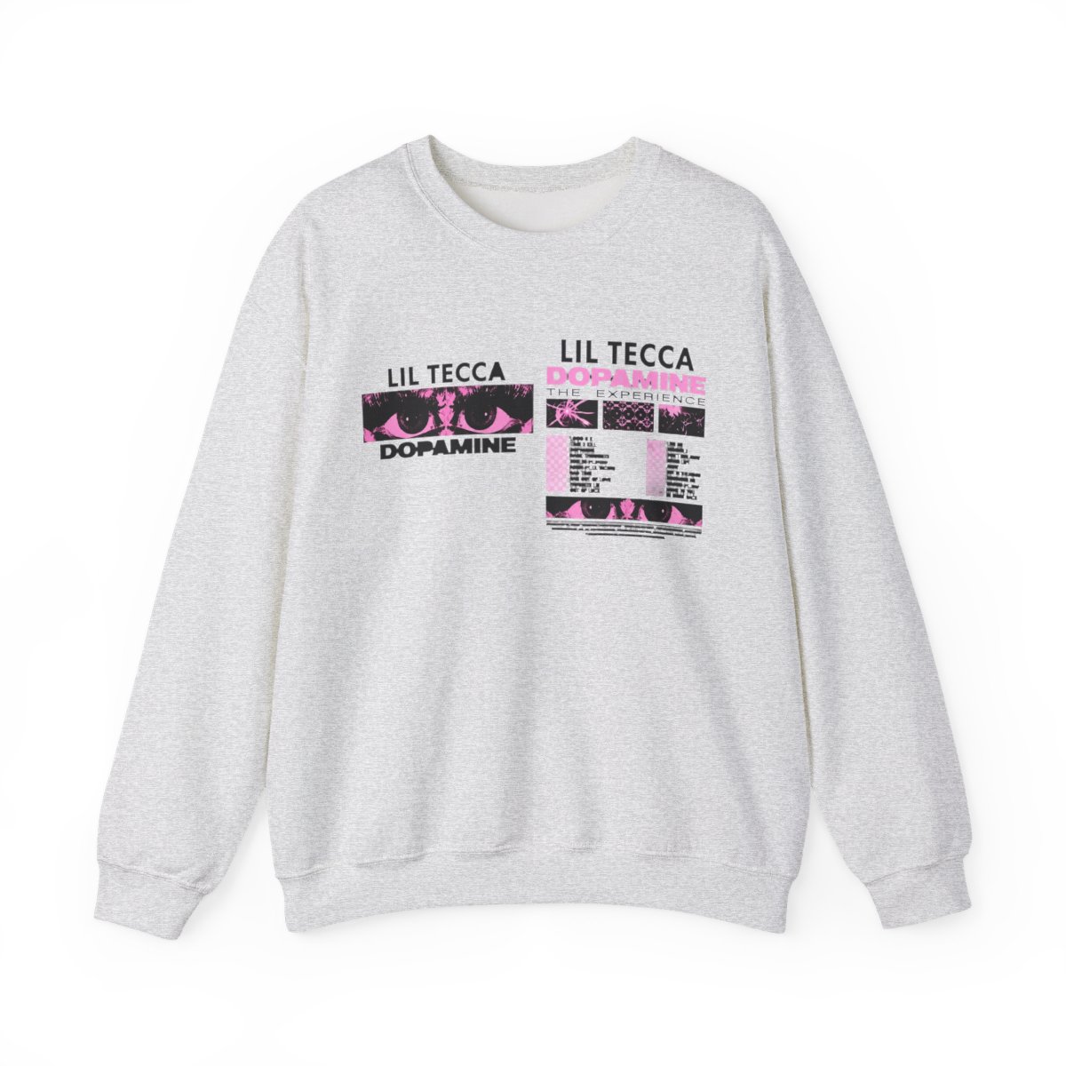 EREIVGJOX Lil Tecca The Dopamine Experience Tour Merch Hoodies Cosplay Women Men HipHop Long Sleeve Sweatshirts Pullovers, Grey, XXL - alternate angle 3, merchandise